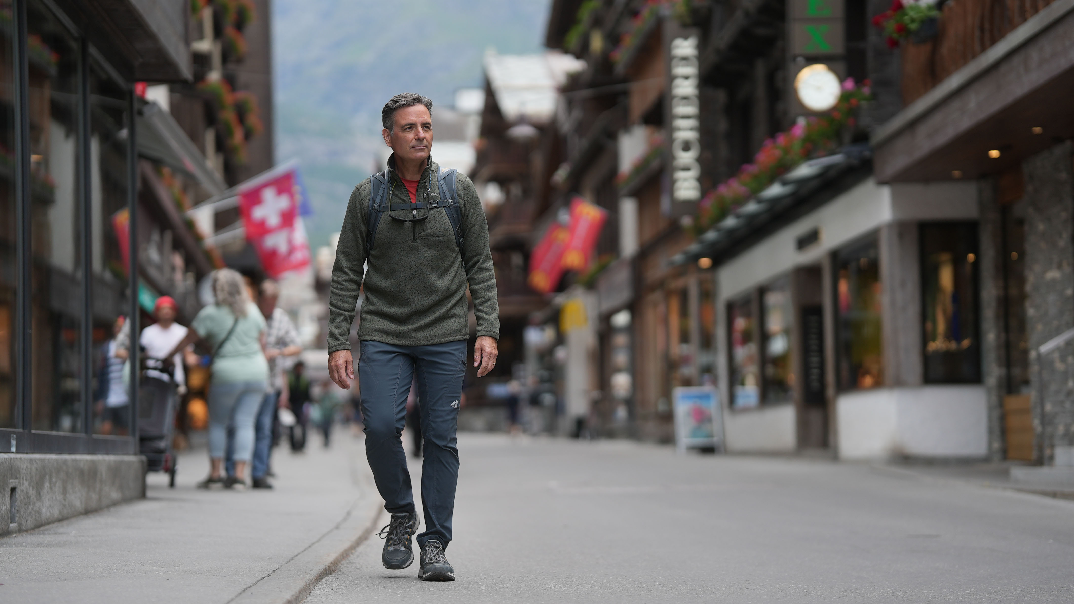 Host Jeff Wilson strolls the streets of Zermatt Switzerland at the base of the Matterhorn. Download a zipped file of promotional materials in the Additional Assets section below.